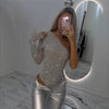 Audrey™ One-Shoulder Sequin Bodysuit
