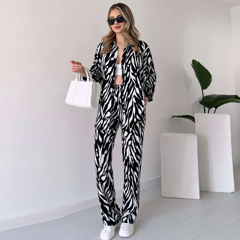 Elizabeth™ Zebra Pattern Outfit Set