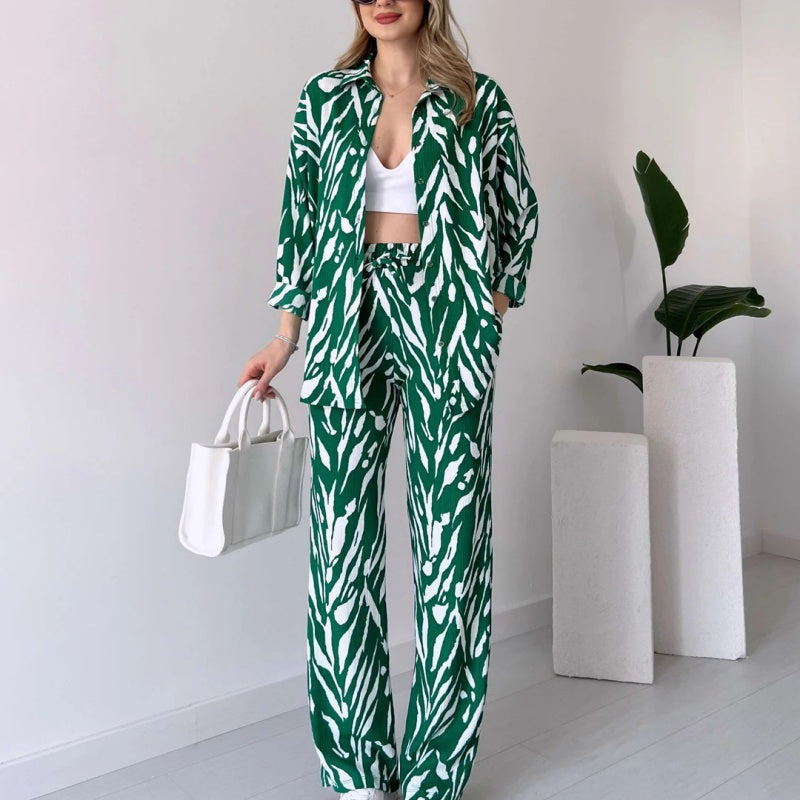 Elizabeth™ Zebra Pattern Outfit Set