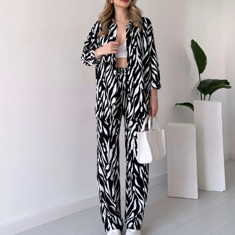 Elizabeth™ Zebra Pattern Outfit Set