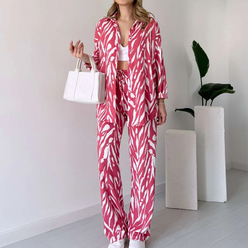 Elizabeth™ Zebra Pattern Outfit Set
