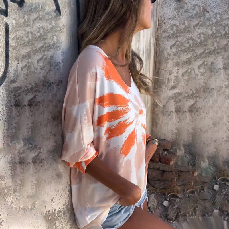 Saskia™ Comfortable V-Neck Blouse