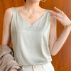 Elisabetha – Schlanke Seiden-Tanktop mit V-Ausschnitt für Damen