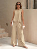 Two-piece Set with Top and Casual Pants for Women | Summer